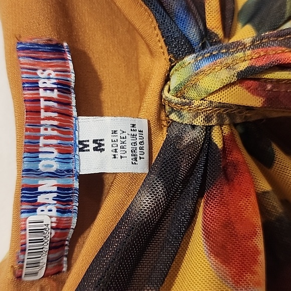 P.17 UO Retro Fruit Off-Shoulder Mini Dress Size M - Picture 5 of 6